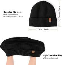 Women Beanie Hat - Brown - View 9