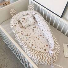 New Design Portable Infant Bed Crib, Foldable Baby Nest Bassinet, Removable & Washable Baby Recliner