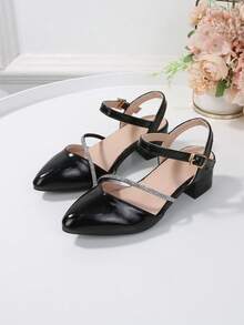 2026新款休闲时尚校园学生凉鞋，厚底英伦街头风女鞋，适合春夏穿着 - 黑色 - 查看 13