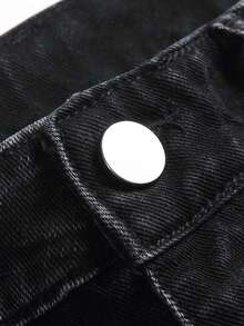 Teen Boy Straight Leg Jeans - Black - View 5