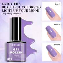 LIMEGIRL UV Gel Nail Polish Set, Includes UV Light And Nail Drill, UV LED Nail Lamp, Gel Nail Polish Set, Versatile Gel Nail Polish Set, Base Coat, Top Coat, Top Coat, Professional Gel Manicure Set, Home DIY Nail Care Set, Gift For Women - Multicolor - View 4