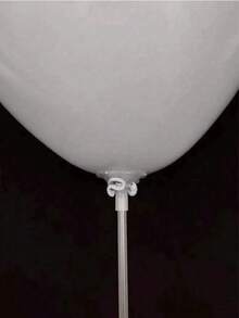 10 件/20 件/30 件/40 件塑料气球固定扣和棒，简单透明的气球支架，适合派对。