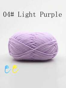 1/3包 50克 4股钩针线，带记号扣的钩针线，初学者钩针套装，多包装编织线，优质腈纶线，柔软钩针线，DIY工艺品，围巾（配饰颜色随机）