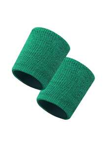 2 件/对儿童腕带散装运动腕带彩色手臂吸汗带适合儿童夏季户外活动足球棒球篮球运动