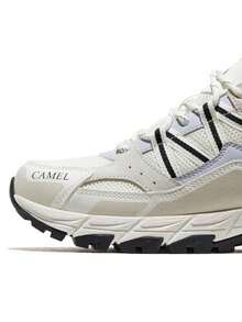 CAMEL CROWN Zapatos de senderismo de camel para otoño, zapatos deportivos de senderismo para mujer, antideslizantes, ligeros y profesionales para exteriores - Vela blanca azul microondas - Ver 3