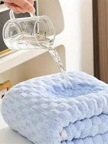 Toalla de baño de felpa tipo nube extra grande, toalla de ducha absorbente para el hogar, dormitorio, hotel - Multicolor - Ver 7