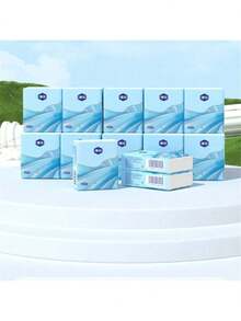 40pcs Portable Handkerchief Paper Bag Facial Tissues Portable Mini Pocket Napkins Students Travel With Tissues - Multicolor - View 3