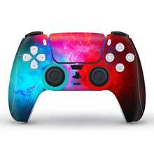 ملصق وحدة تحكم P5 قطعة واحدة، مقاوم للخدش، زخرفي لوحدة التحكم الرقمية والقرص، قابل للتطبيق على جميع أجهزة التحكم P5 (وحدة التحكم في الألعاب غير مشمولة)