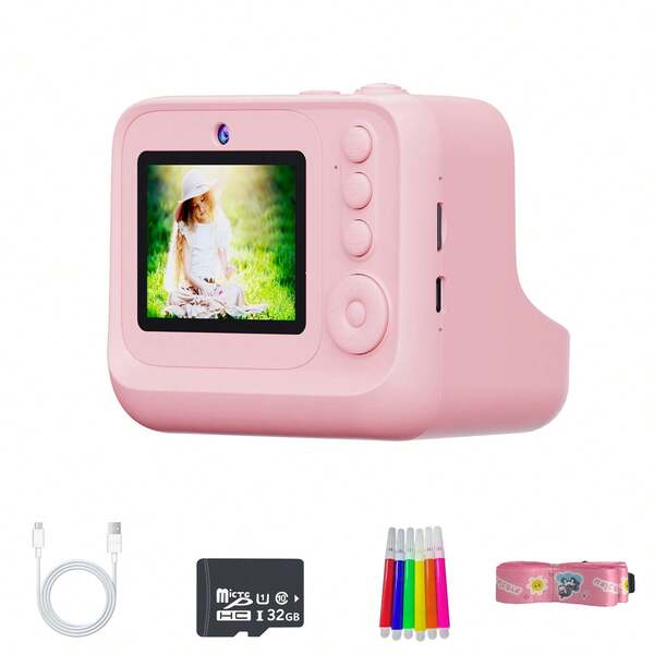 ¡Diviértete con tu hijo! Cámara infantil, desbloqueando nuevas formas de grabación entre padres e hijos. La cámara de juguete es un compañero creativo para los niños y un portador de recuerdos entre padres e hijos