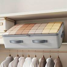 大容量床下收纳袋，适合旅行等多种场景 - 多层条纹设计，2 种尺寸可选，便携时尚的女装收纳袋，混合色彩和优雅图案，是理想的家居收纳之选 - 彩色 - 查看 10