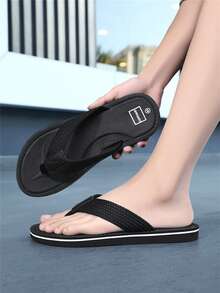 Men's Flip Flops, Summer Beach Sandals, Casual Fashion Thong Slippers, Durable Slippers, Outdoor Versatile Flip Flops