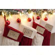1pc-Family Knitted Christmas Stockings-Personalized Knitted Christmas Stockings-Family Stockings With Name-Holiday Stocking-Custom Christmas Gifts Personalized Christmas Ornaments Personalised Stocking,Stocking Stuffers,Custom Stocking,Christmas Stockings,Stocking Stuffers,Christmas,Custom Stockings Name,Secret Santa Gifts,Christmas Ornaments Custom,Personalised Stocking Christmas,Christmas Gifts,Stocking Personalised - Multicolor - View 3