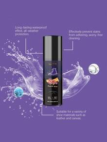 1包100ml鞋子防污防水喷雾防水剂运动鞋防水喷雾清洁灰尘污渍防水防雨鞋子护理喷雾全天保护持久防水效果轻松应对阴雨天气保持双脚干爽大米防水喷雾