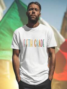 oh hey FIFTH GRADE maglietta uomo cotone comoda casual idea regalo divertente ritorno a scuola t shirt moda nuova collezione  qualità