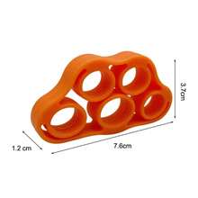 Silicone Five-Finger Training Hand Expanders Exerciser Wrist Stretcher Finger Gripper Expander Strength Rehabilitation Tensioner - Multicolor - View 8