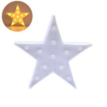 1PC LED Star Cloud Moon Shaped Decorative Night Light, Birthday Party Hanging Decorative Wall Light, Holiday Decoration, Room Decoration (Excluding Battery) - White - View 10