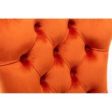 Chair Covers & Cushions - Orange + Velvet + Foam - View 9