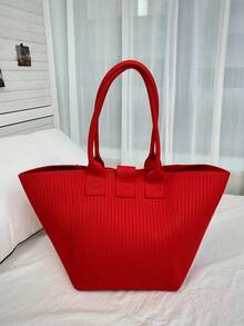 Tunpurle Damen Umhängetasche mit großer Kapazität, Pendler-Handtasche, Damentasche in Taschenform