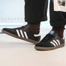 Adidas Originals SAMBA OG 复古休闲运动鞋，男女款，2026 新款低帮运动鞋，B75807
