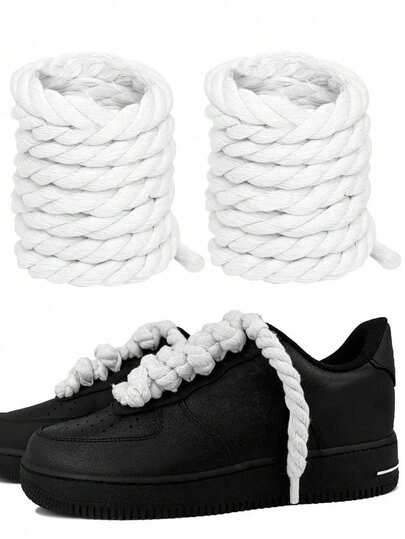 1pair Thick Rope Shoe Laces For Chunky Shoelaces Replacement Laces For Men's And Women's Shoelaces,Sneakers.Shoelaces(120cm/47.24inch),Christmas Gifts, Christmas Decorations, Artificial Flowers For Weddings/Balls/Graduation Ceremonies, Home Christmas Decorations, Christmas Decorations, Bedroom Decorations, Christmas Gifts, Bathroom Accessories, Weddings, Personalized Gifts, Women's Gifts, Christmas