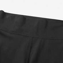 Skechers 夏季女子運動透氣針織健身短褲 - 黑色 - 查看 3