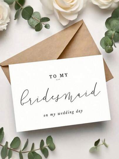 1pc Interesting Wedding Thank You Cards, Wedding Party Card,Suitable For Bridesmaid,Photographer,Makeup Artists, Hairstylist,Photographer,Host,DJ,Excellent Quality Wedding Cards,Lipstick Design, Hair Dryer Design,Suitable As Wedding Cards To Give To Makeup Artists Who Do Your Makeup,Hairstylist At The Wedding,Wedding Thank You Cards