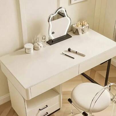 1pc Eye-Protecting Table Mat, Office Mat, Large Mouse Pad, Anti-Slip PU Leather Blotter Paper, Laptop Desk, Nail Art Makeup Desk Pad, Coffee Table Pad, Dressing Table Pad, Extra Large Tablecloth, Office And Home Waterproof Writing Pad, Waterproof, Oil-Proof, Anti-Ain, Wear-Resistant, No-Wash Home Dining Table Pad