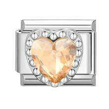 1pc Bow, Heart & Pentagram Charm DIY Bracelet, Necklace, Ring, Anklet, Fashion Elegant Cute Modular Jewelry Accessories