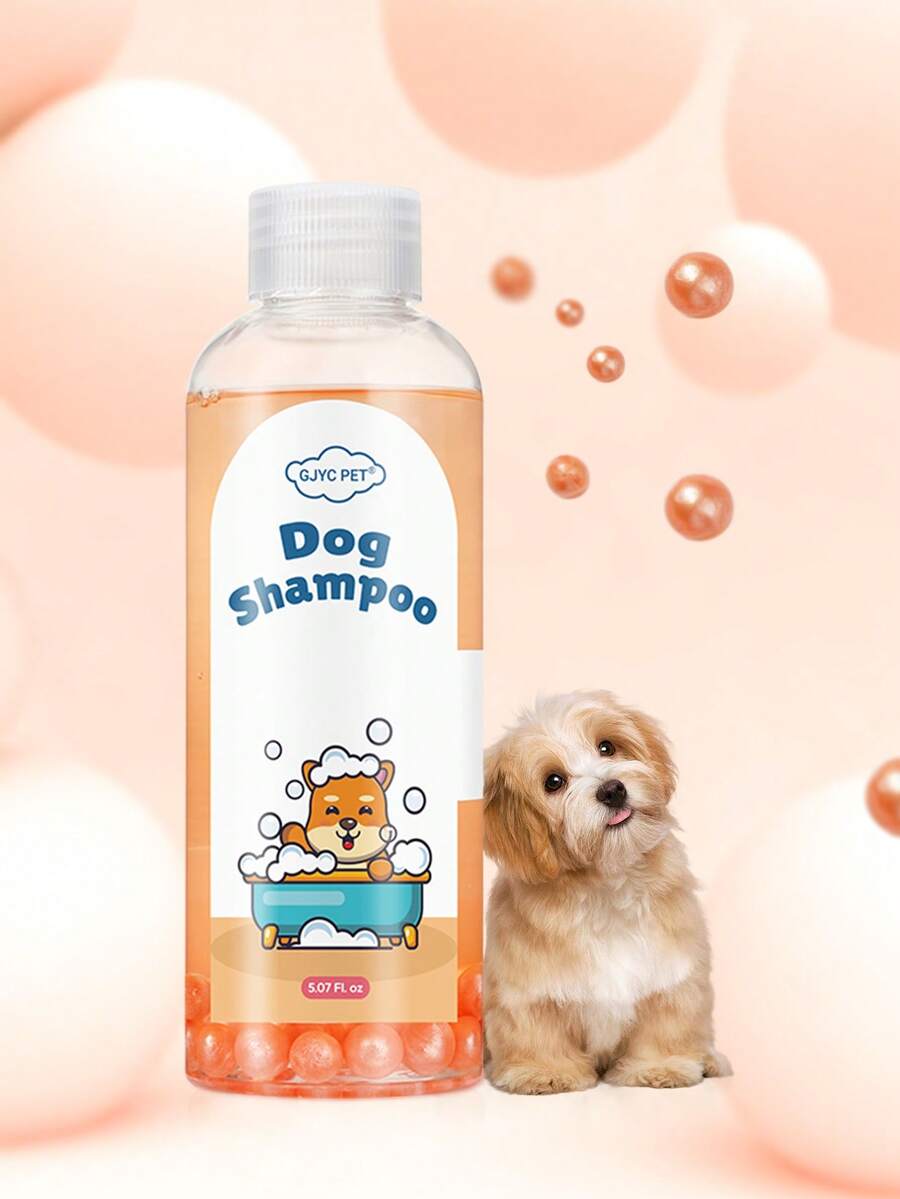 GJYC PET 狗狗古龍水洗髮水 - 為柔軟閃亮的毛皮提供修護 - 經典清新香氣,持久芳香 - 5.07盎司容量 - 橘色 - 查看 1