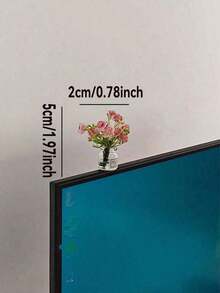 4pcs/Set, 3pcs/Set, Or 1pc [Random Style] Cute Vase Set Desktop Decoration, Decompression Figurine Accessories, Desktop Decorations, Computer Monitor, Office Space Back To School - 彩色 - 查看 3