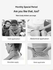 5pcs/10pcs/20pcs Self-Heating Warm Body Patch, Foot Warmer, Uterus Warmer, Long-Lasting Natural Odorless Air-Activated Hand Warmer, One-Time Use Waist & Abdomen Warmer, Suitable For Women, Waist Warmer (Random Packaging Of 2 Types) - Orange - View 4