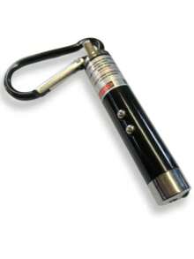 Chaveiro Laser 3in1 Lanterna Led - Preto - Preto - Visão 2