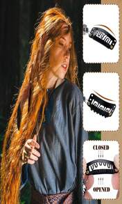 Geyoga 12 Pcs Clip In Hair Feathers Extensions For Women Colored Boho Feather Hair Clips Halloween Cosplay Costume Carnival Party Headdress Accessory Gifts(Dark Coffee, Brown,Standard) - ColorC - 查看 4