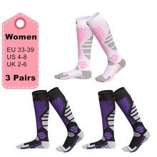 3 Pairs Unisex Thick Thermal Ski Socks, Breathable & Warm For Outdoor Sports Like Skiing, Ice Skating, Hiking In Winter - Multicolor - View 14