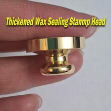 CYFUN DESIGN 1PC Merry Christmas Wax Seal Stamp Head Sealing Wax Stamp Head 25mm Vintage Replacement For Envelopes Christmas Cards Wedding Invitations For Christmas Gift Packing - Gold - View 10