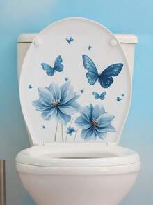 1 件紫色花朵蝴蝶墙贴可移除花卉装饰撕下粘贴壁画墙贴适用于客厅卧室门过道沙发电视背景墙家居装饰房间装饰墙壁装饰浴室装饰墙壁艺术厨房家居装饰客厅墙纸房屋装饰卧室装饰房间装饰用品客厅装饰