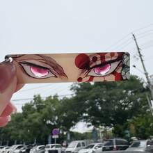 2025 New : Kimetsu No Yaiba Acrylic Glowing Eyes Cartoon Keychain, Anime Transparent Card Keychain, Anime Convention Gifts, Parent-Child Gifts, Birthday Gifts, Halloween Gifts, Christmas Party Gifts, Best Gifts - Multicolor - View 9