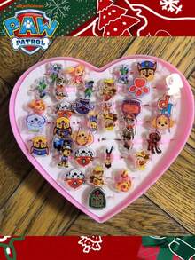 Paw Patrol 36 قطعة من خواتم باترول الأقدام، هدايا عيد الميلاد وعيد الهالوين، جوائز، أفضل هدايا العطلات للأصدقاء، ديكورات الحفلات، ديكور مثالي للحفلات، تماثيل ديكور المنزل، ديكور مثالي للغرفة، هدايا عيد الميلاد، عيد الحب، هدايا مثالية للأصدقاء، مناسبة لاحتفالات عيد الميلاد، هدايا تذكارية للنساء، جميلة وأنيقة، عيد الحب، هدايا، ديكورات، ديكور المنزل، هدايا عيد الحب