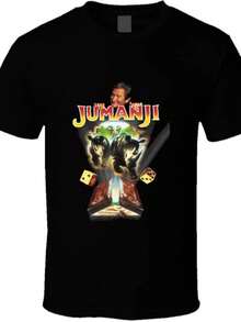 Jumanji Robin Williams Retro Adventure Movie T Shirt - màu đen - Xem 1