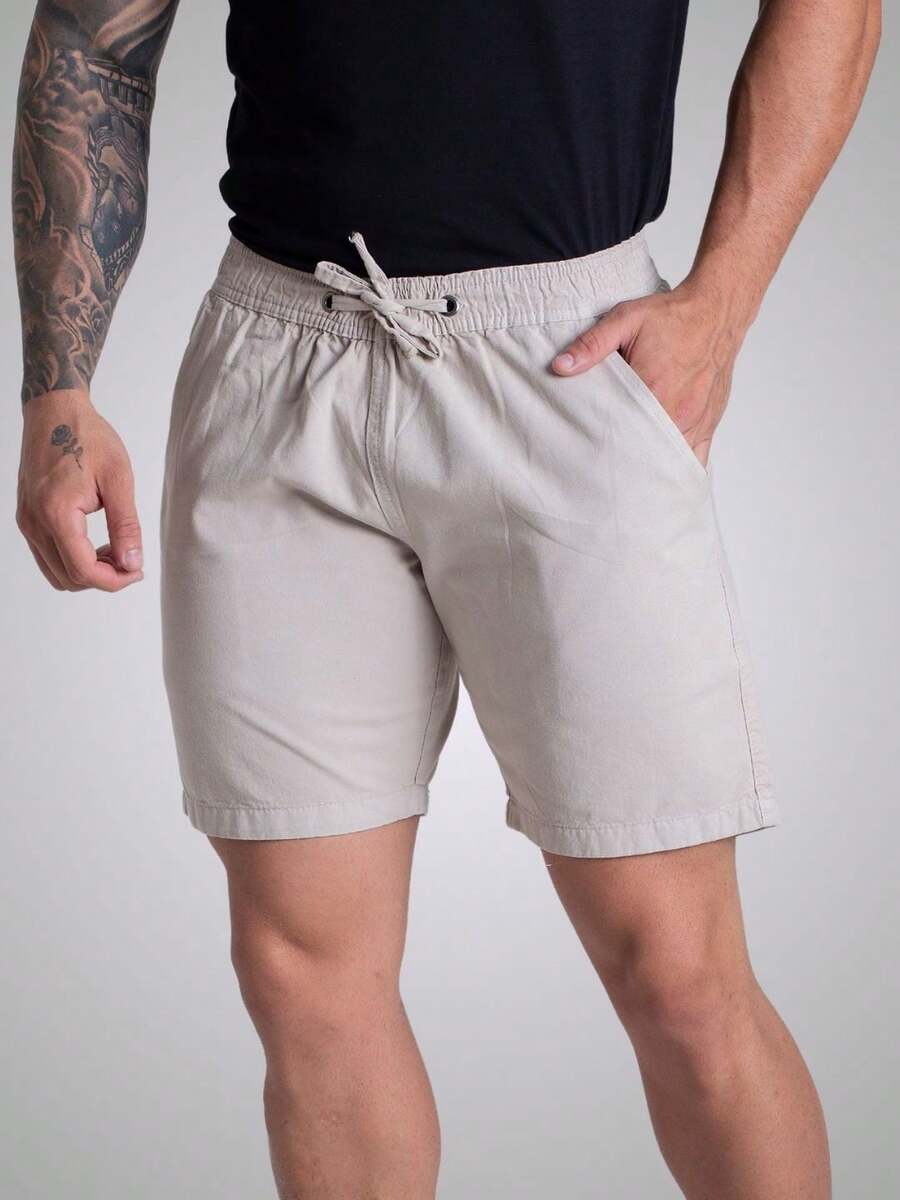 Premium Bermuda Shorts For Men - Màu be - Xem 1