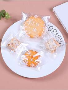 100 قطعة، أكياس مختومة ذاتيًا بنمط البلورة، أكياس حلوى شفافة، أكياس خبز البسكويت، تغليف الحلوى العطلات، لوازم حفلة هالوين، أكياس هدايا عيد الميلاد، أكياس طعام لاصقة ذاتيًا، أكياس وجبات خفيفة صغيرة، أكياس هدايا الحفلات، تغليف الحلويات، لوازم احتفالية، لاستخدام البالغين، ديكور حفلة الزفاف، أكياس تخزين قابلة لإعادة الإغلاق - شفاف - مشاهدة 2