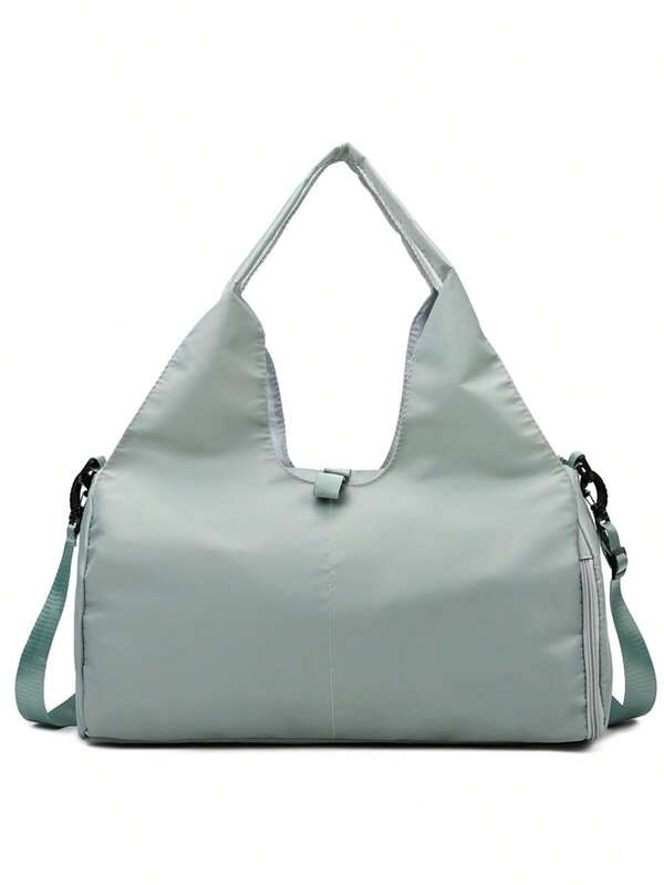 حقيبة رياضية للرجال والنساء للتمرين والجيم مع حجرة للأحذية وجيوب للتخزين الجاف والرطب، مع حامل قابل للتعديل للسجادة اليوغا، حقيبة سفر وحمل للتمارين الرياضية