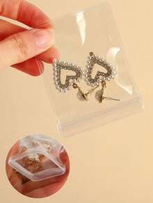 1pc 160 Slots Matte Transparent Jewelry Storage Album With 40pcs Oxidation-Resistant Pouches, Organizer For Rings, Earrings And Necklaces For Women Storage Organizer Travel Holiday Essential Fall Decor Autumn Halloween