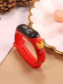 Marvel Spider-Man Cartoon Luminous Watch, Fashionable Teen Gift. Unisex For Boys & Girls. Suitable For Multiple Age Groups, Teen Electronic Quartz Watch.