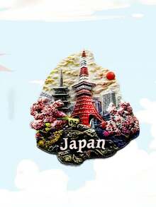 1个世界文化3D冰箱贴，印有9个国家地标，例如日本和服、加拿大枫叶、自由女神像、甲虫等。采用高饱和度树脂压花工艺，精准再现文化符号。双尺寸标记（标准尺寸6.5厘米/2.55英寸），带有樱花烫印和彩虹路标等细节，彰显收藏品质。是旅行纪念品市场和文化收藏产品的理想之选。 - 彩色 - 查看 17