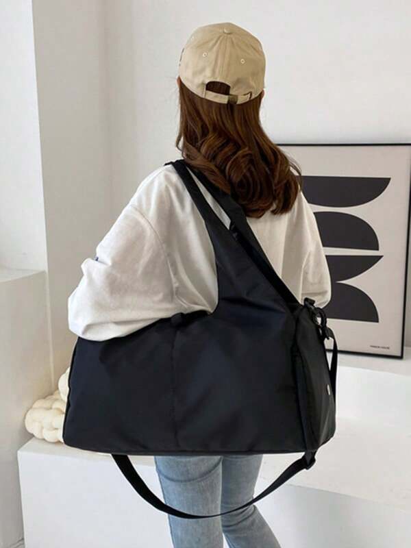 1 szt. Torba sportowa do jogi i ćwiczeń dla kobiet i mężczyzn z przegródką na buty i kieszeniami do przechowywania rzeczy mokrych i suchych z regulowanym uchwytem na matę do jogi, torba podróżna na bagaż, torba sportowa na ramię do ćwiczeń