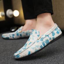 Slip-On Casual Loafers For Men, Breathable & Versatile - Blue - View 1