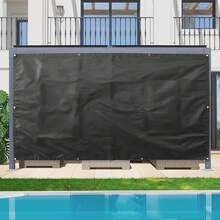 Sun Shade Cloth With Grommets, Pergola Shade Cover Canopy, Privacy Screen Polyester Tarp For Patio Outdoor Garden Backyard Carport Garage, Easy To Install