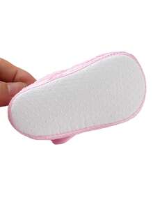 1 Par de Sapatos de Princesa para Bebê Recém-Nascido Menina, Primeira Caminhada, Mary Jane Flats com Laço, Sola Macia Antiderrapante, Tênis de Princesa para Casamento, 0-12M