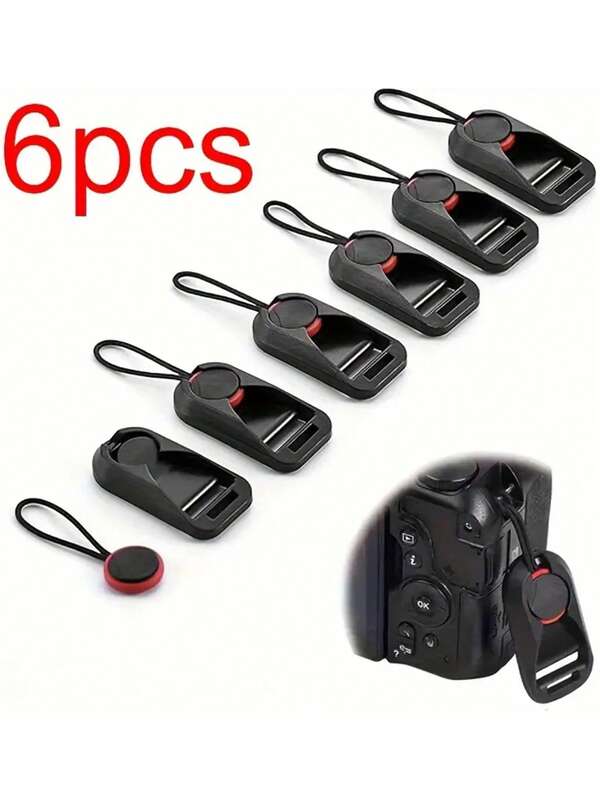 6 Stücke Kamera Schnellverschluss Kombinations-Schnallen, Kamera Hüftgurt, Nackenriemen Schnellverschluss Schnallen, Kamera Handgelenksriemen Schnellverschluss Kombinations-Schnallen, Handwerkzeuge geeignet für DSLR, Systemkameras